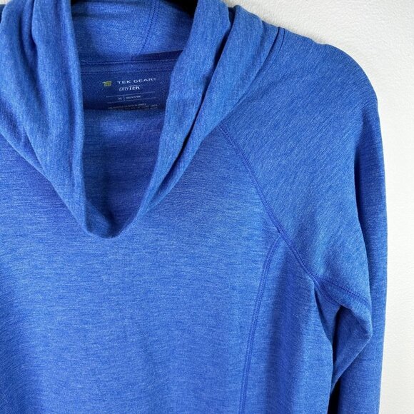 Womens mock neck blue athletic pullover‎ tunic size medium - Picture 2 of 5